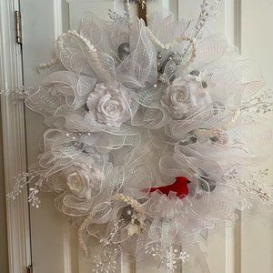 Bright White Winter Wreath